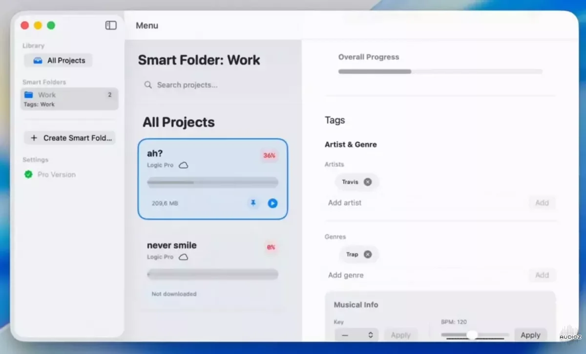 Menu (Project Manager) v1.0.2 macOS [FREE]