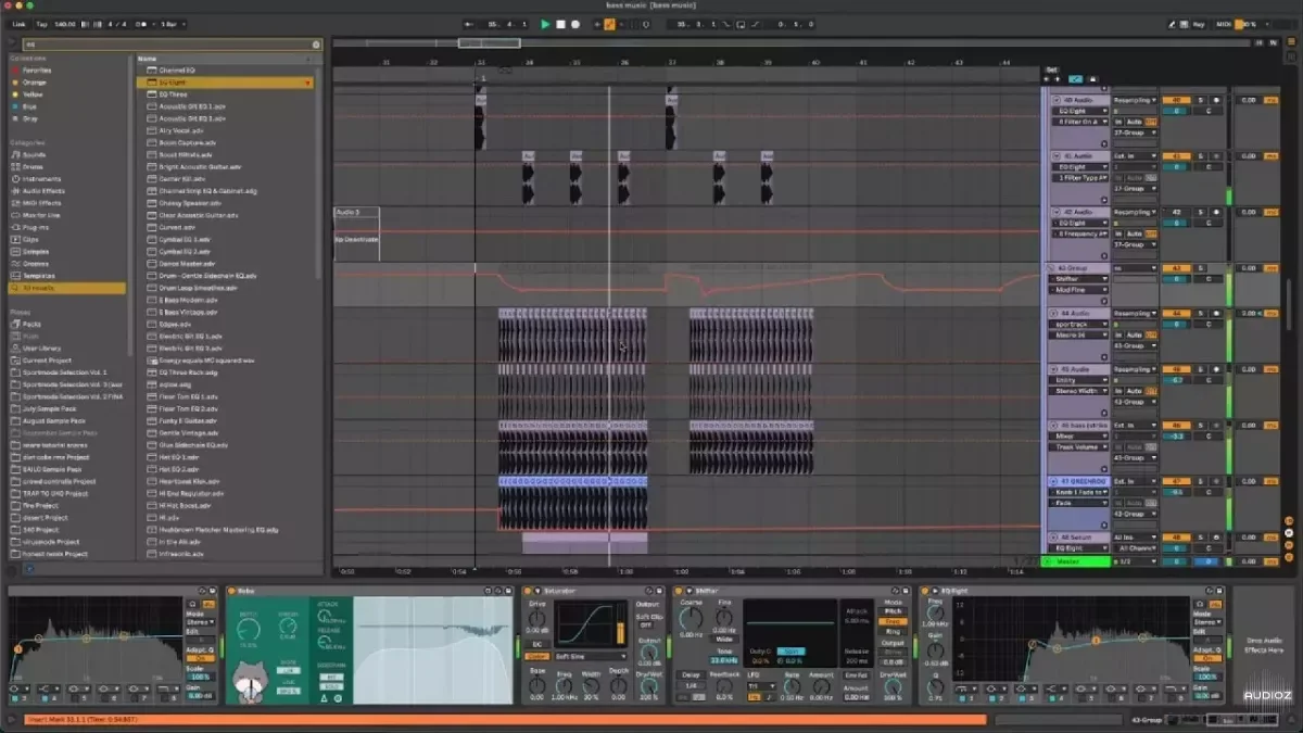 SPORTMODE Heavy 140 bass video samples + preset WAV ADG-FANTASTiC