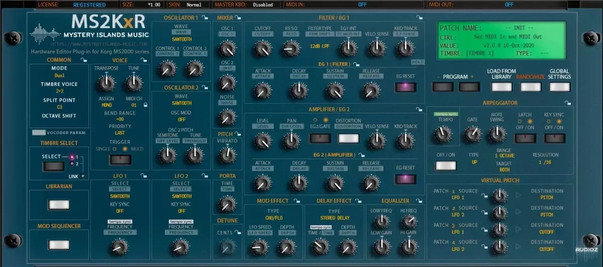 Aura Plugins Korg MS2KxR v2.0.8 WiN MAC Incl Keygen-sneakz