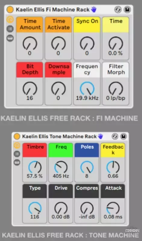Kaelin Ellis Ableton Racks Fi Machine & Tone Machine [FREE]