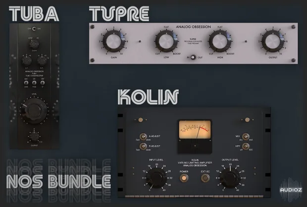Analog Obsession NOS Bundle Tuba TuPre Kolin v02.2023 VST VST3 AU AAX WiN MAC [FREE]