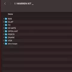 Warren Hunter Drumkit WAV-FANTASTiC