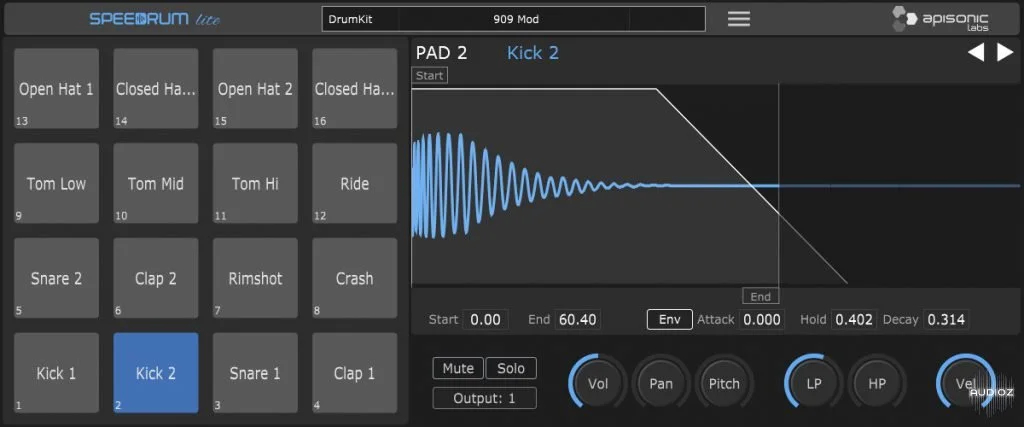 Apisonic Labs Speedrum lite VST WIN OSX x86 x64 [FREE]