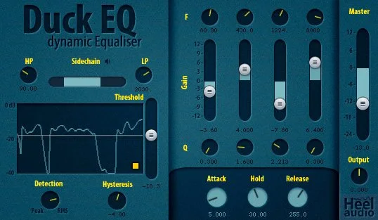 HeelAudio DuckEQ VST AU OSX x86 [FREE]