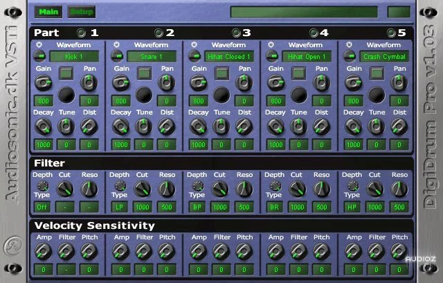 Audiosonic DigiDrum Pro VSTi x86 WIN [FREE]