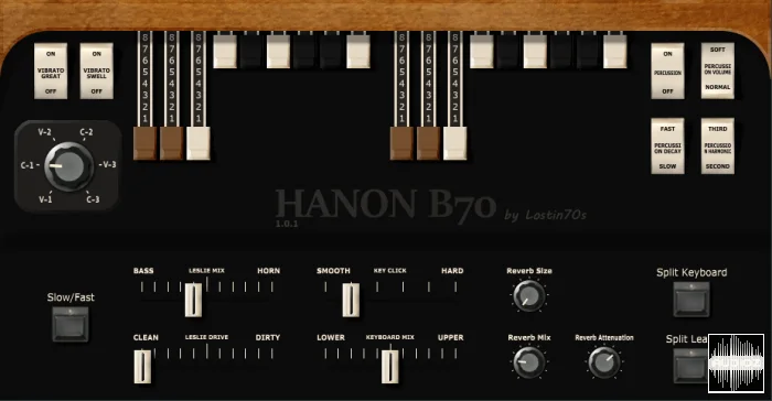 Lostin70’s HaNon B70 B3 Hammond organ VST VST3 AAX x64 x86 WIN OSX [FREE]