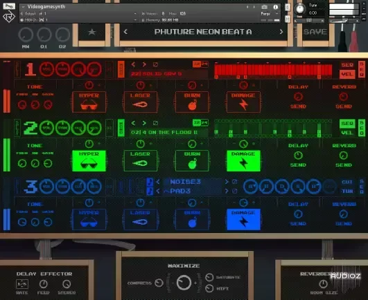 Rigid Audio Videogamesynth KONTAKT WAV-ARCADiA