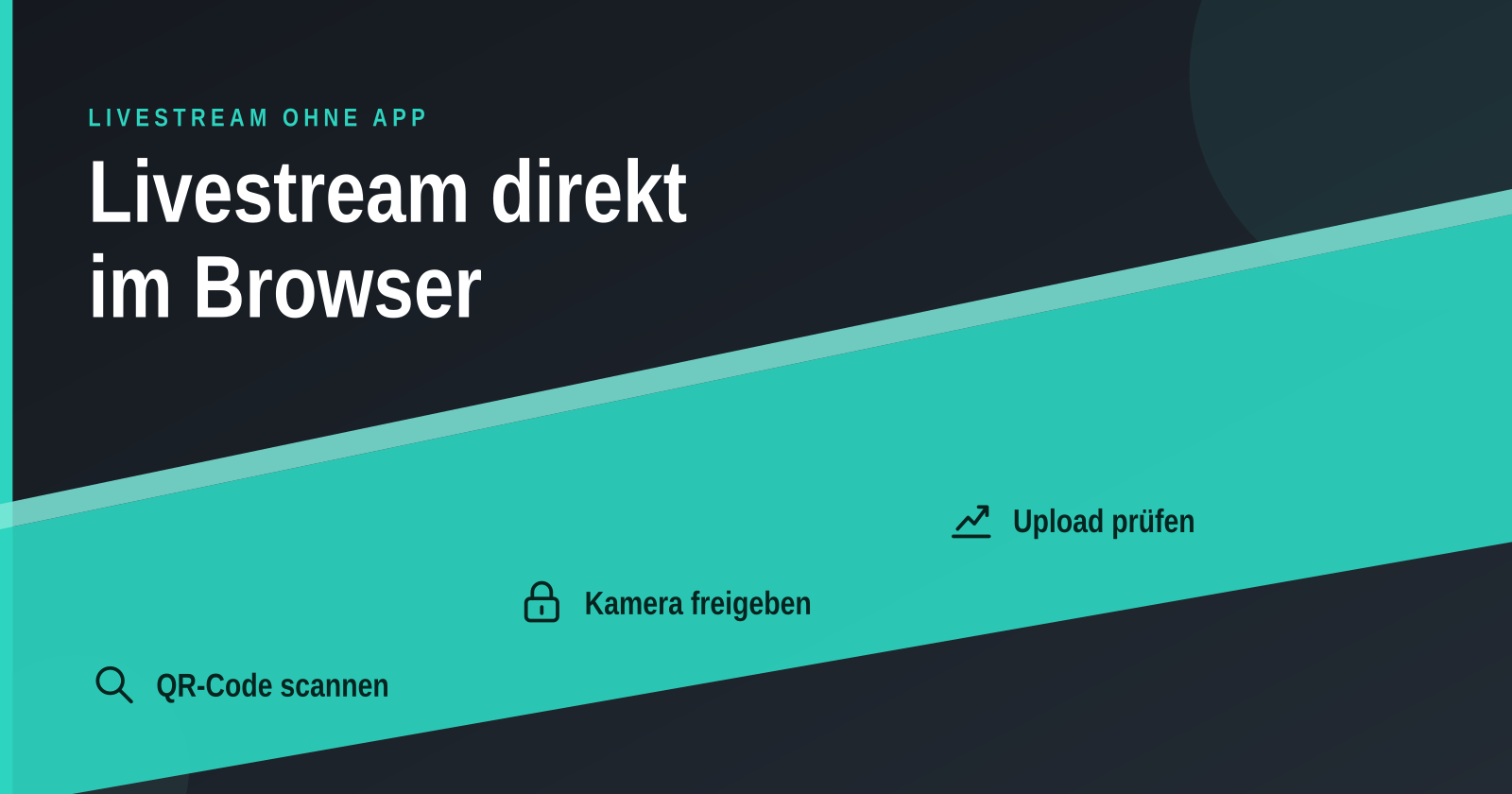 Livestream vom Handy im Browser starten – ganz ohne App