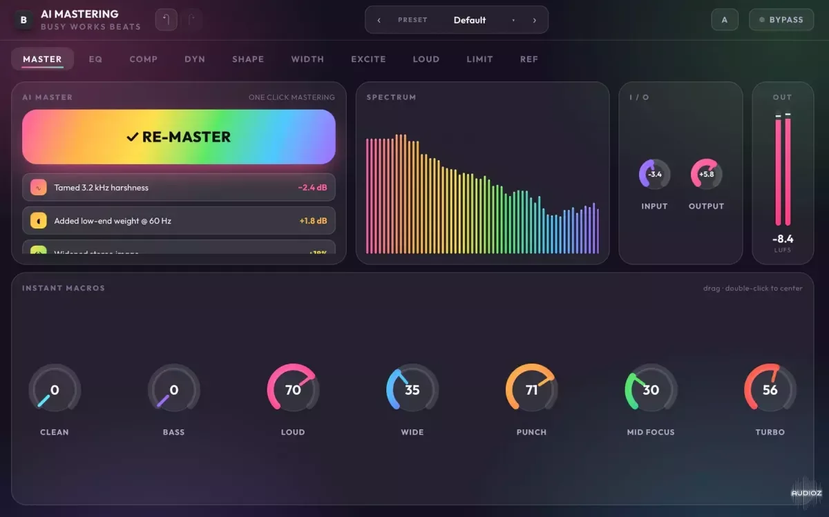 Busy Works Beats AI Mastering 8 v8.0.0 macOS U2B-GUISEPPE
