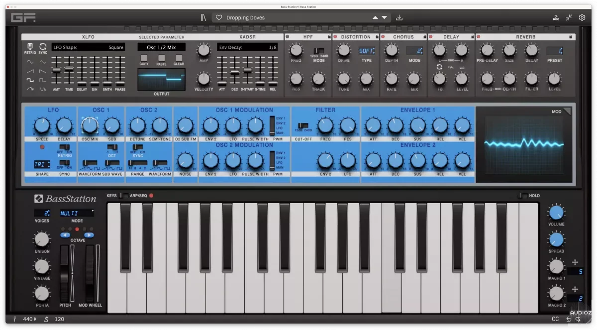 GForce Software Novation Bass Station v1.0.1 [WiN/MAC] Incl. Keygen-MOCHA