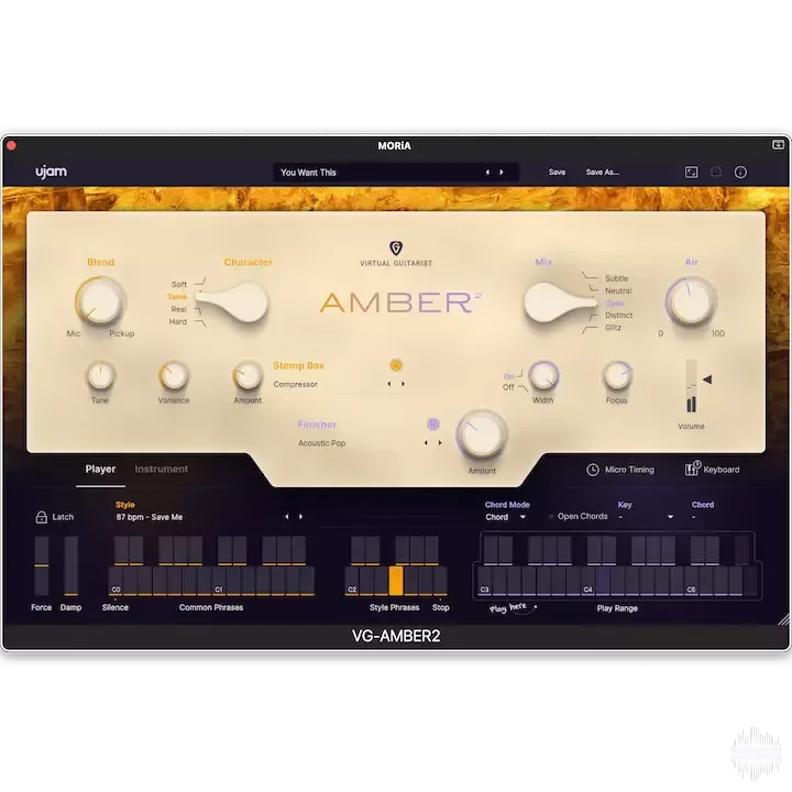 uJAM Virtual Guitarist AMBER 2 v2.3.1 U2B Mac [MORiA]