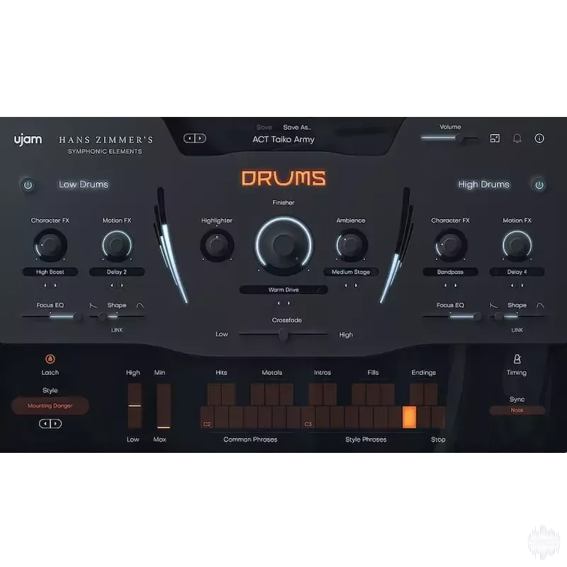 uJAM Symphonic Elements DRUMS v1.3.1 U2B Mac [MORiA]