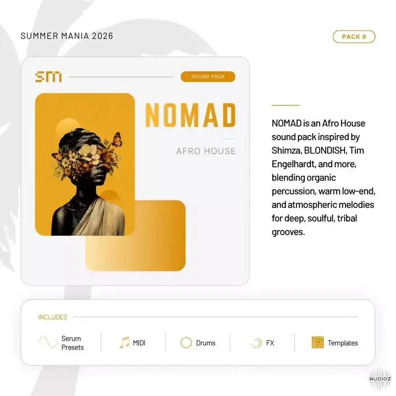 Sounds Mania Nomad Afro House WAV MiDi Serum 2 Presets Ableton Project Files-ARCADiA