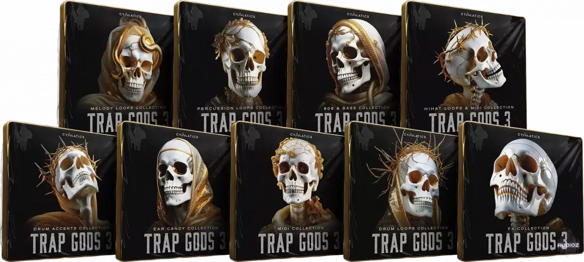 Cymatics TRAP GODS 3 LAUNCH EDITION WAV MIDI-GTA
