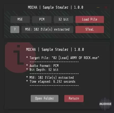 MOCHA Sample Stealer v1.0.2 PUBLIC WiN-MOCHA