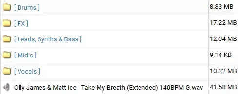 Olly James Signature Sounds Vol.64 Take My Breath WAV MiDi