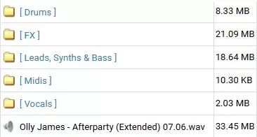 Olly James Signature Sounds Vol.63 Afterparty WAV MiDi