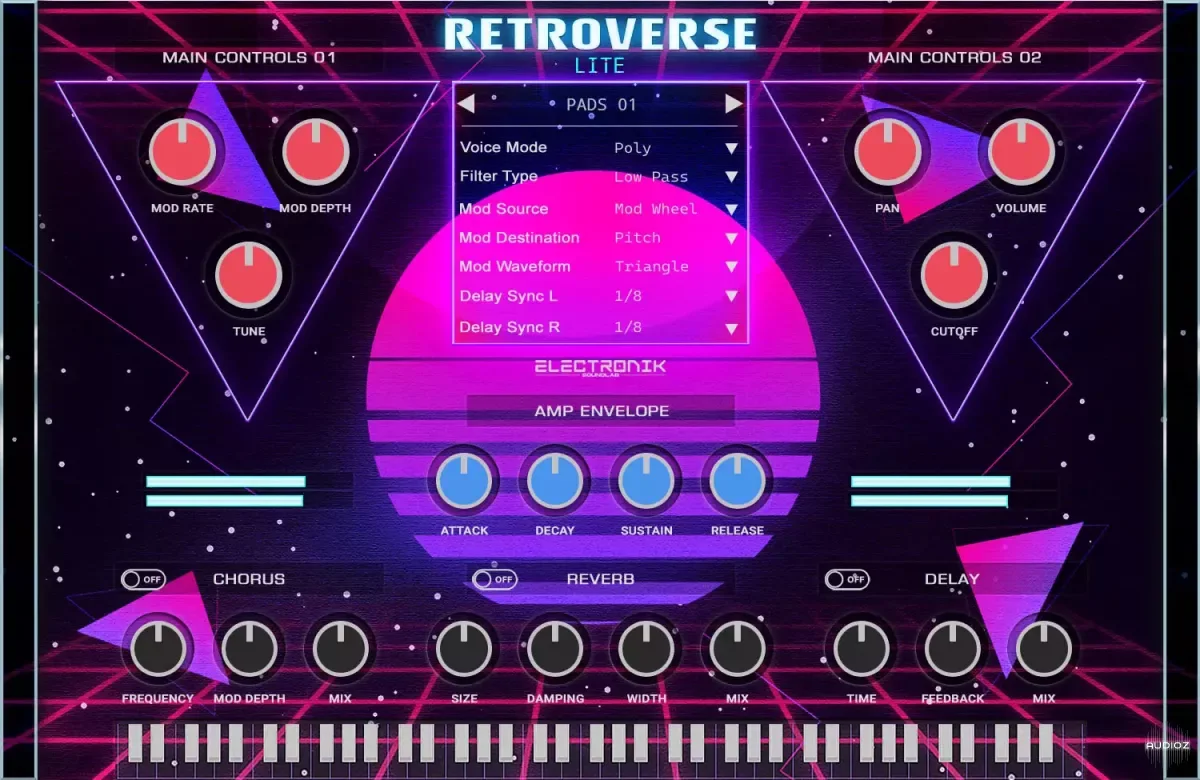 Electronik Sound Lab RetroVerse Lite v1.0.0 x64 VST VST3 AU WiN macOS [FREE]