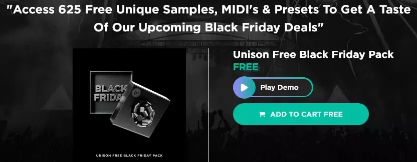 Unison Audio Black Friday Pack 2022 WAV MiDI Presets FREE