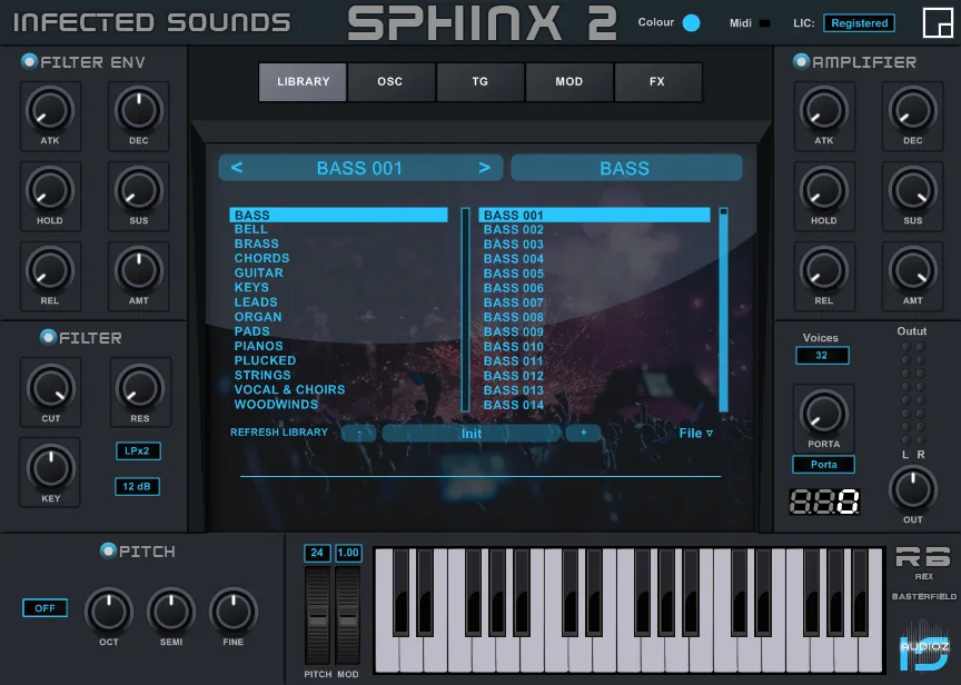 Infected Sounds Sphinx 2 v2.0 x32 x64 VST VST3 WiN [FREE]