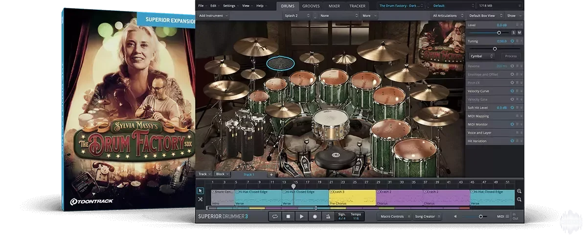 Toontrack The Drum Factory SDX (SOUNDBANK)