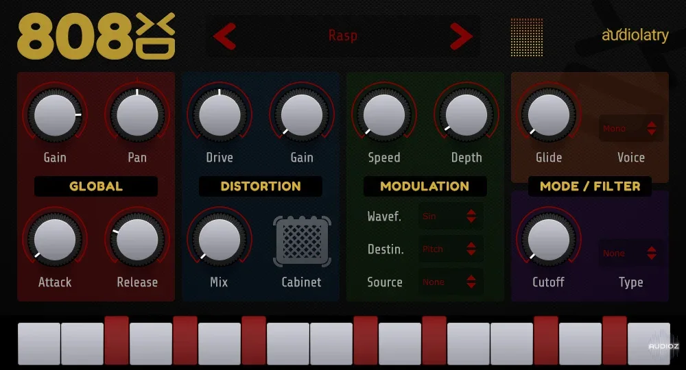 Audiolatry 808XD x64 VST VST3 AU WiN MAC [FREE]