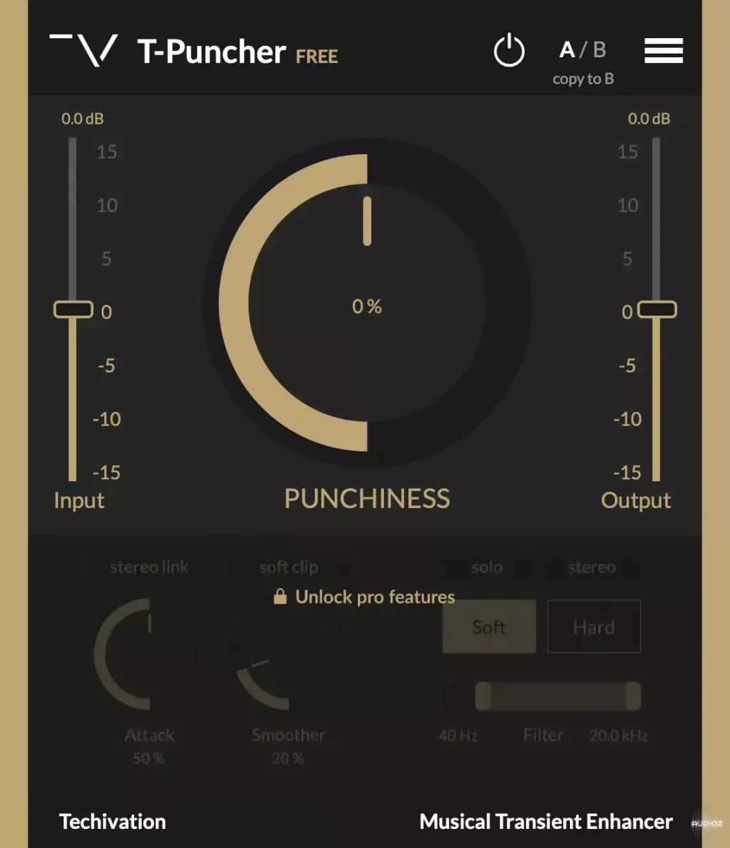 Techivation T-Puncher Free​ + Presets v1.0.1 VST VST3 AU AAX x86 x64 WiN macOS [FREE]