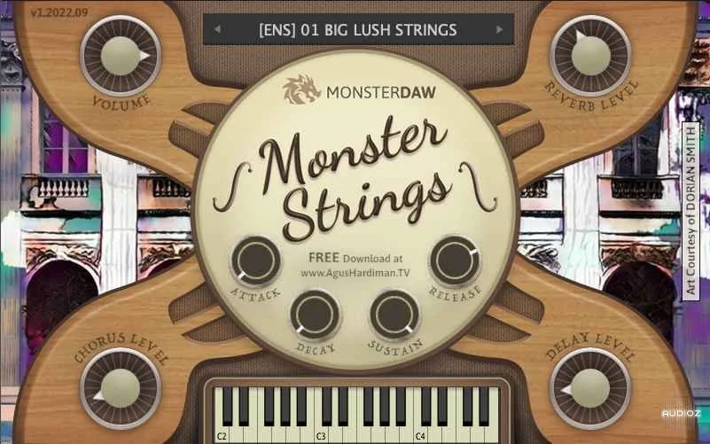 MonsterDAW MONSTER Strings v1.2022.09 x64 VST VST3 AU WiN macOS [FREE]