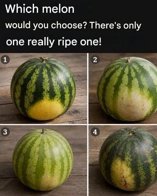 Which melon would you choose There