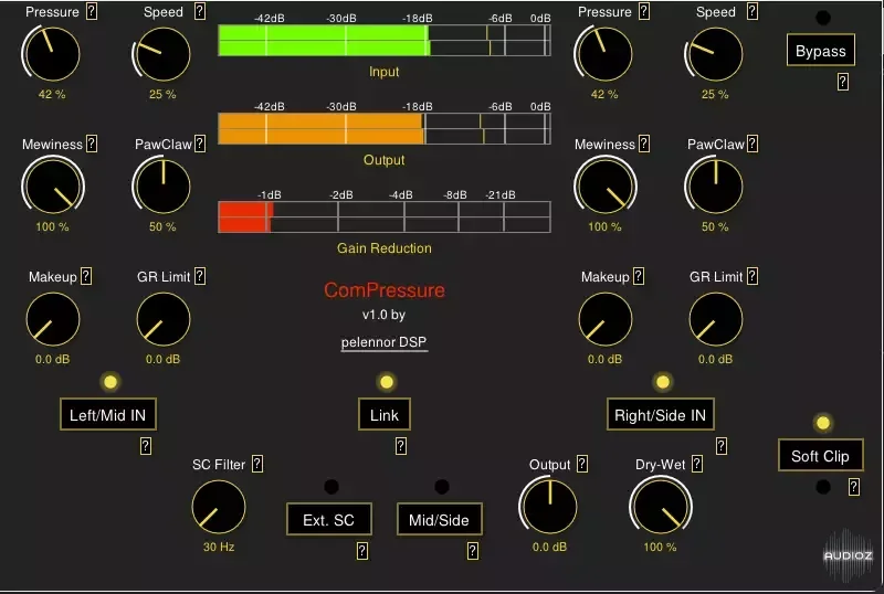 pelennor DSP ComPressure v1.1 x64 VST3 CLAP AU WiN MAC [FREE]