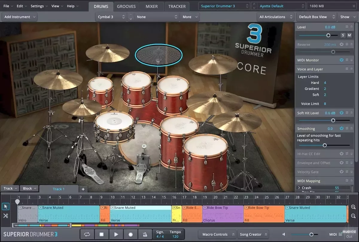 Toontrack Superior Drummer v3.4.2 Update - V.R
