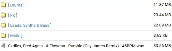 Olly James Signature Sounds Vol.58 Rumble WAV MiDi
