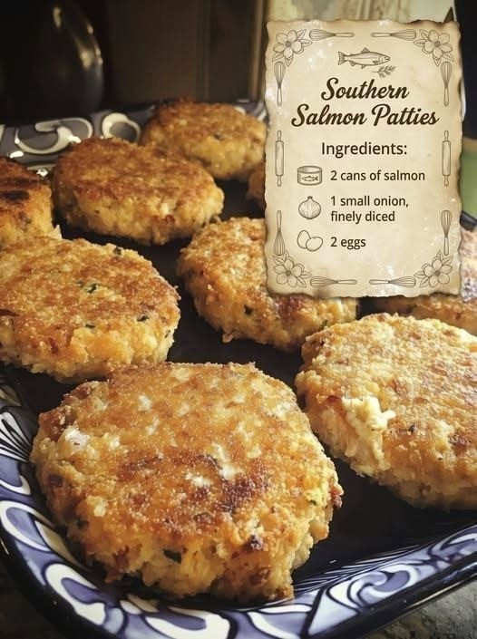 Southern Salmon Patties Ingredients 2 cans