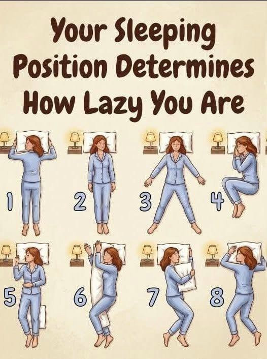 What does your sleeping position say