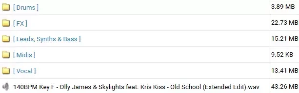 Olly James Signature Sounds Vol.45 Old School WAV MiDi