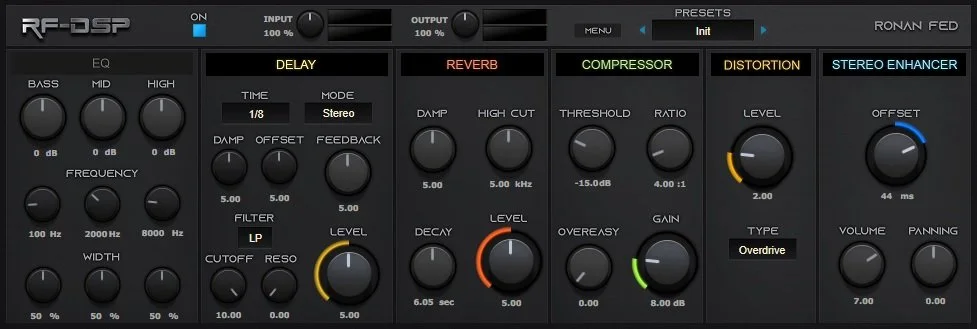 Ronan Fed RF-DSP v1.0 VST VST3 WiN [FREE]