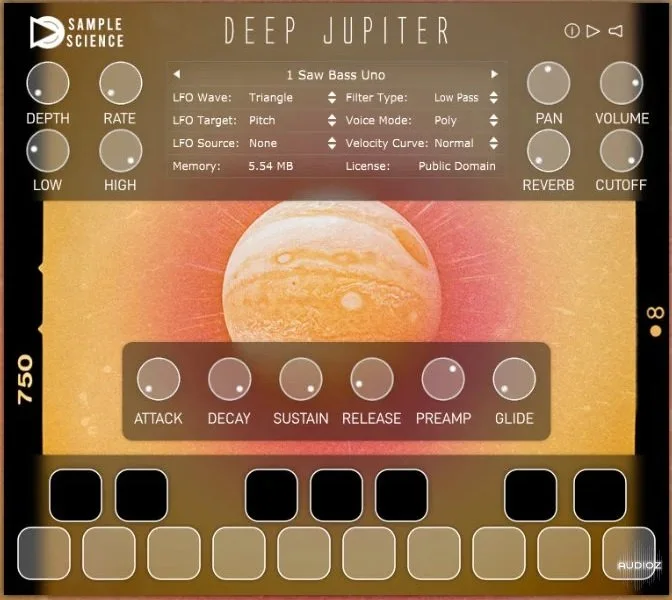 SampleScience Deep Jupiter v1.0 x64 VST AU WiN MAC [FREE]