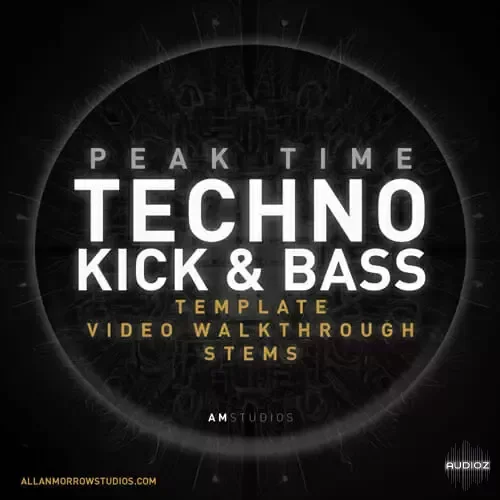 Allan Morrow AM Studios Peak Time Techno Kick & Bass [Ableton Template, Walkthrough Video & Stems]