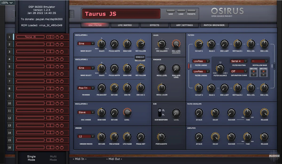 The Usual Suspects Osirus (DSP56300 Emulator) 1.3.19 MultiOS + ROM's [FREE]