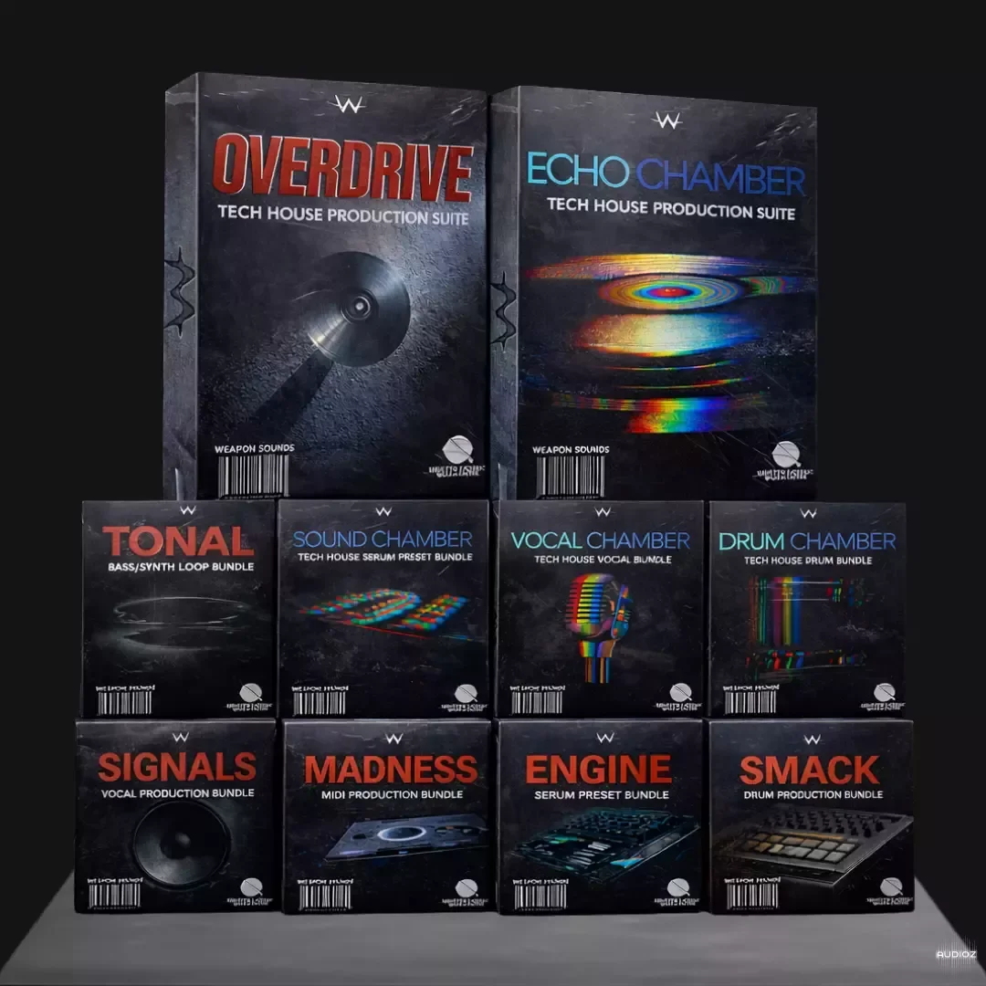 Weapon Sounds Overdrive x Echo Chamber Production Suite Bundle WAV MiDi Serum 2 Presets-FANTASTiC