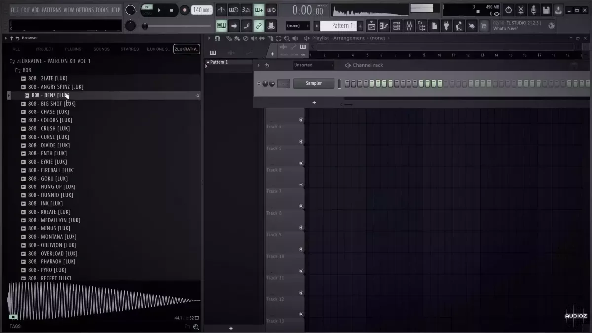 Lukrative DNA Drum Kit VOL I WAV-FANTASTiC