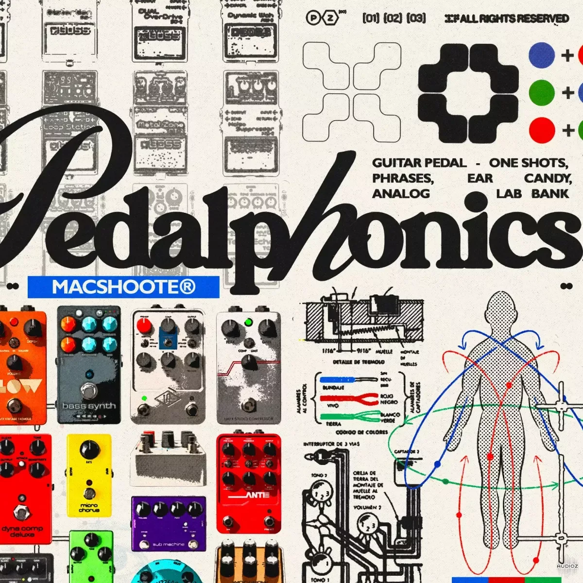 Waves Crate Pedalphonics: Guitar Pedal Soundkit WAV Analog Lab Bank-FANTASTiC