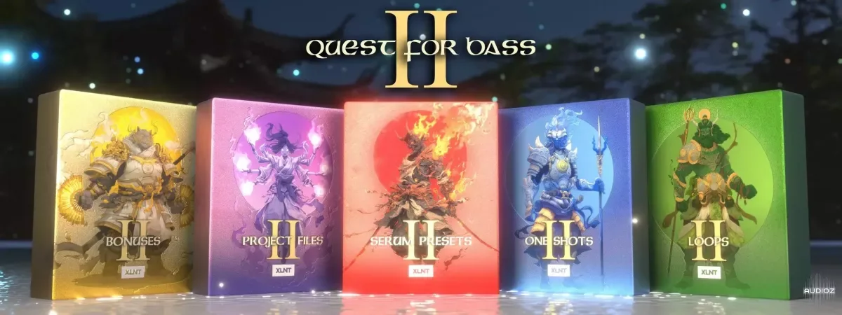 XLNTSOUND Quest For Bass Vol.2 WAV Serum Preset Ableton Project Files