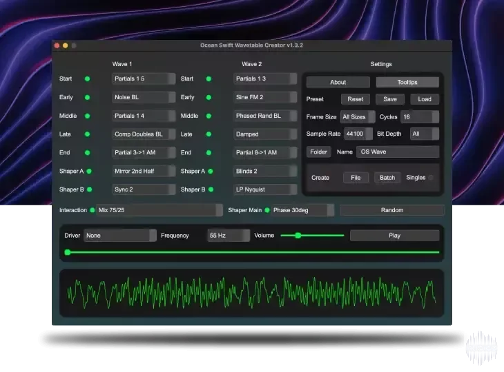 Ocean Swift Wavetable Creator v1.4.5 RETAiL [WIN+MAC+‌LIN]-F4A