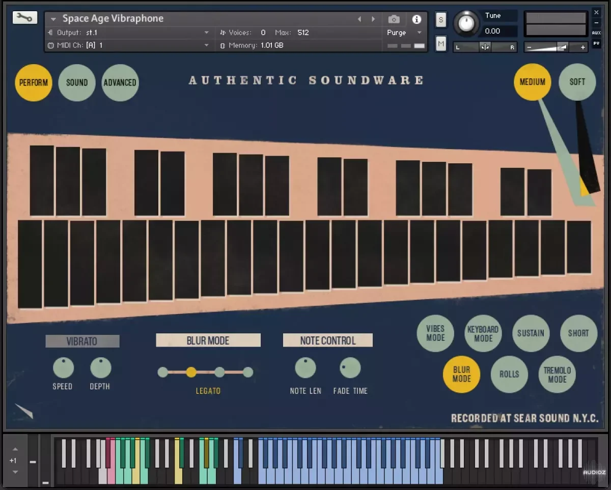 Authentic Soundware Space Age Vibraphone KONTAKT-ohsie