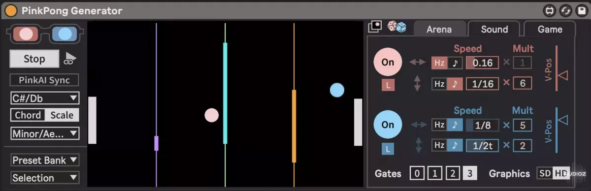 4chamber Sound Pink Pong Generator Max for Live-ohsie