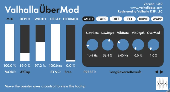 Valhalla DSP Valhalla UberMod v1.1.6.macOS-CODESHiNE