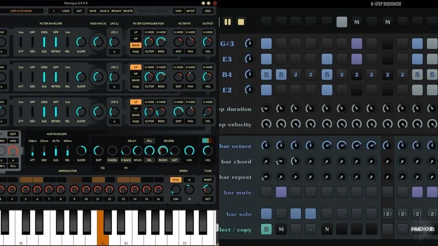 Monoplugs Monique v1.1 B-Step Sequencer v2.1 VST VST3 AU WIN OSX [FREE]