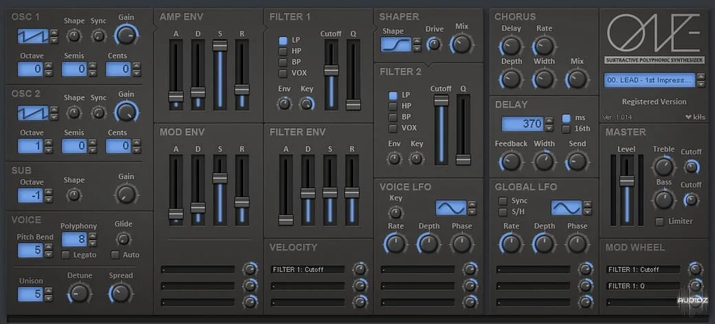 Kilohearts kHs One v1.1.23 VST AU AAX WIN OSX [FREE limited time]
