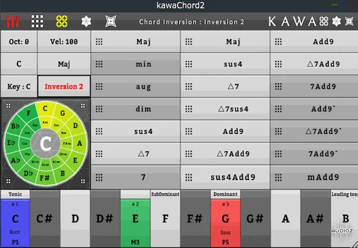 kawa  kawaChord2 2.0.5 x64 x32 VST AU WiN OSX [free]
